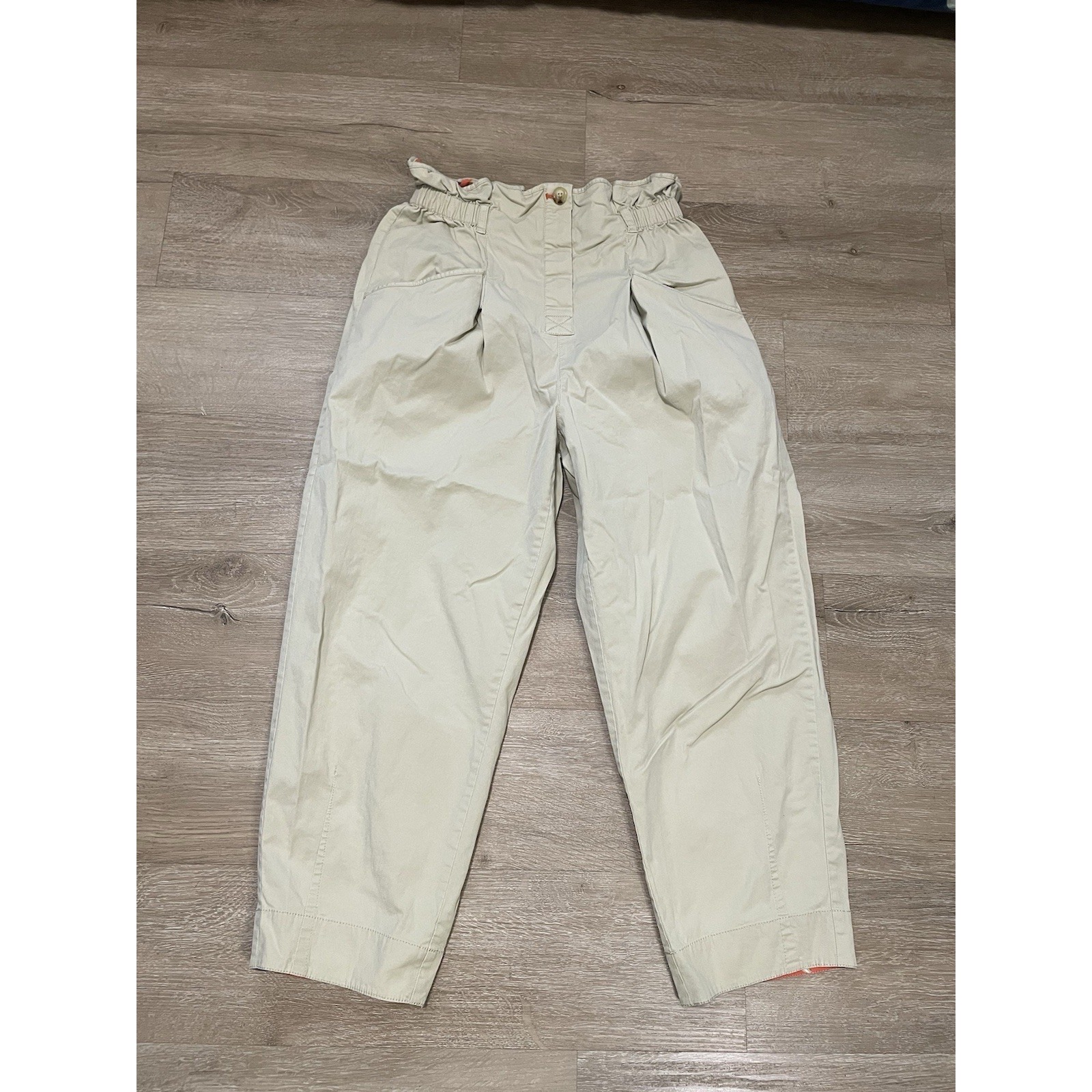 Anthropologie Pilcro Slouchy Fit Surplus Pants Beige Size Xsp Utility Relaxed